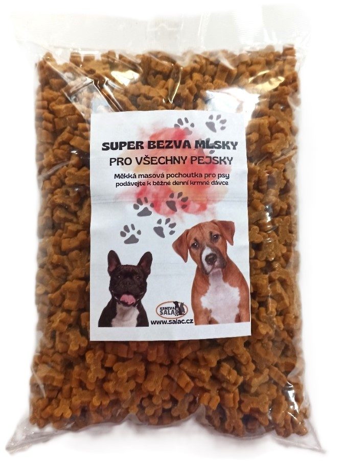 Kostičky kuřecí 2,5kg  sáček - poloměkký pamlsek