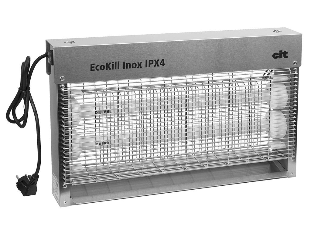 Hubič much elektrický EcoKill Inox IPX4 2030 nerez, 2 x 15 W