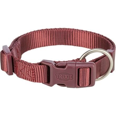 Nylonový obojek PREMIUM, sangria S-M:30-45cm/15mm
