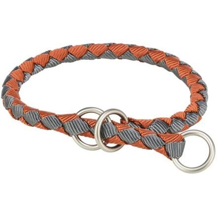 Obojek CAVO kulatý polostahovací, rezavá/grafit M: 39-45cm/ ø12mm