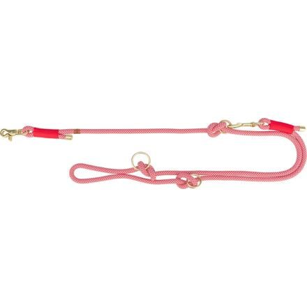 Soft Rope prodlužovací kulaté tkané vodítko, červená/krémová XS-S: 2,00 m/ 6 mm NOVÝ