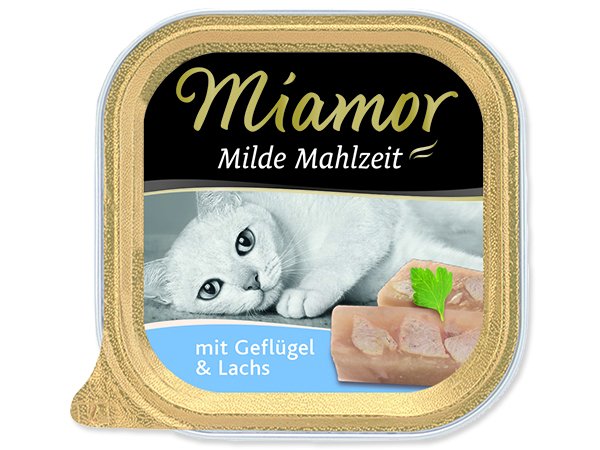 Finnern Miamor Milde Mahlzeit kousky kuřete a lososa 100g