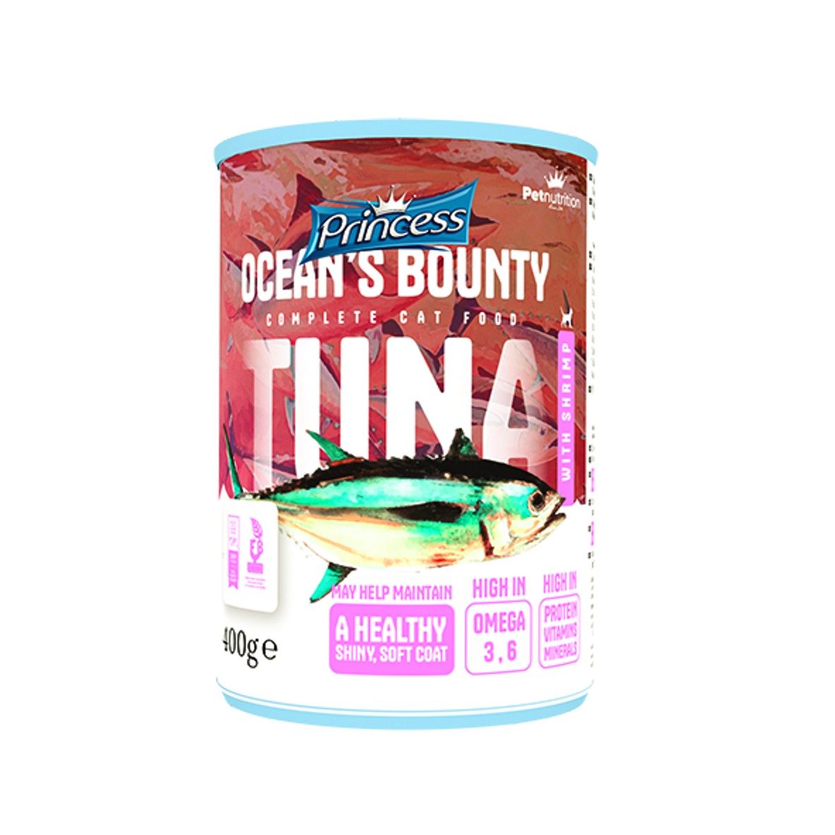 PRINCESS OCEANS BOUNTY TUNA SHRIMP 400G