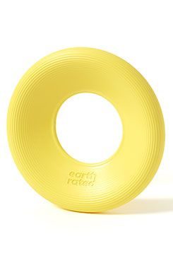 Hračka pes aportovací disk guma ER žlutá Large