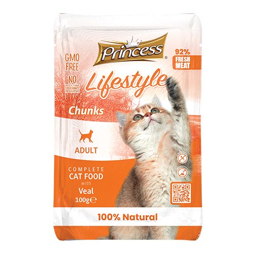 PRINCESS LIFESTYLE POUCHES CHUNKS 100G TELECÍ