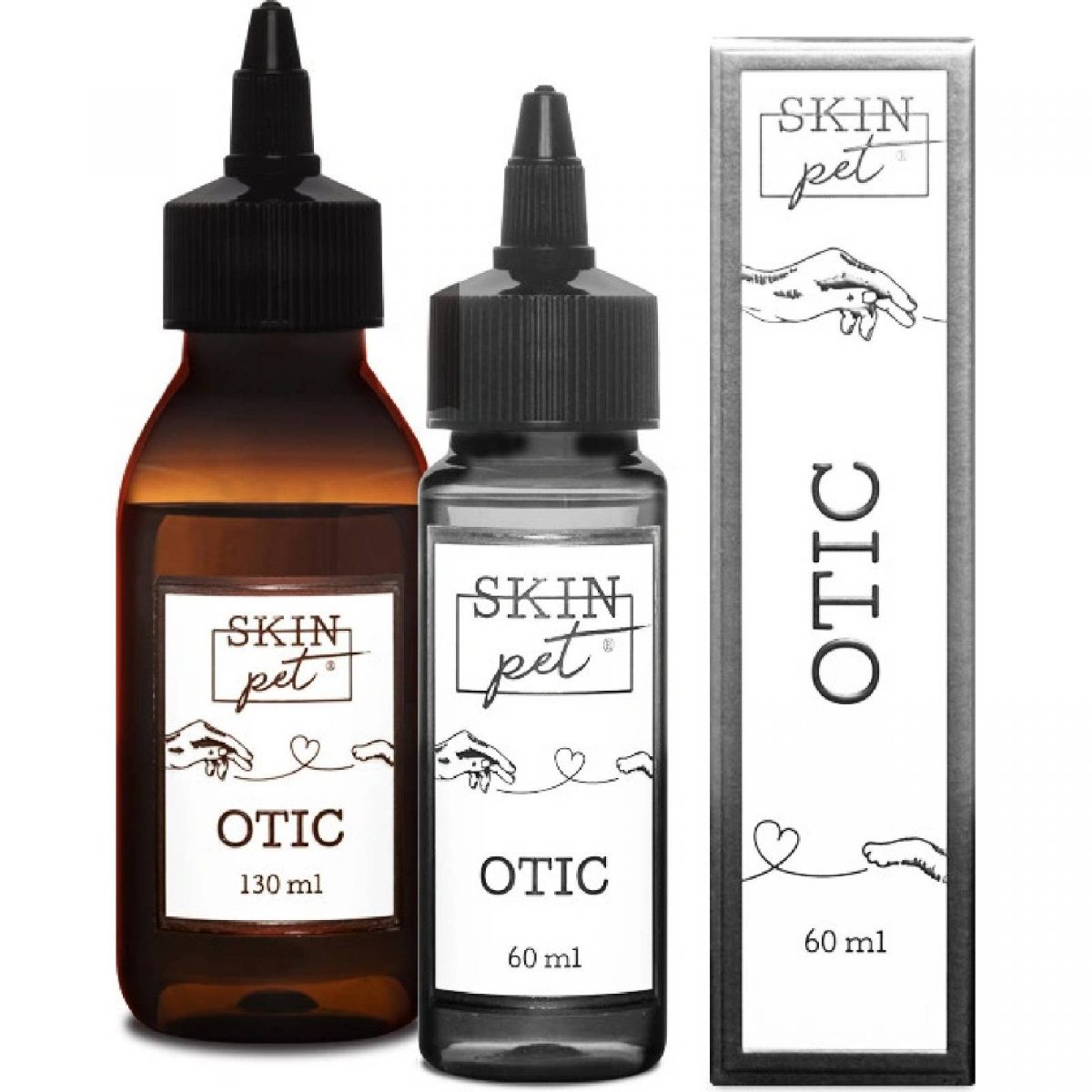 SkinPET Otic, antiseptický ušní roztok, 130 ml