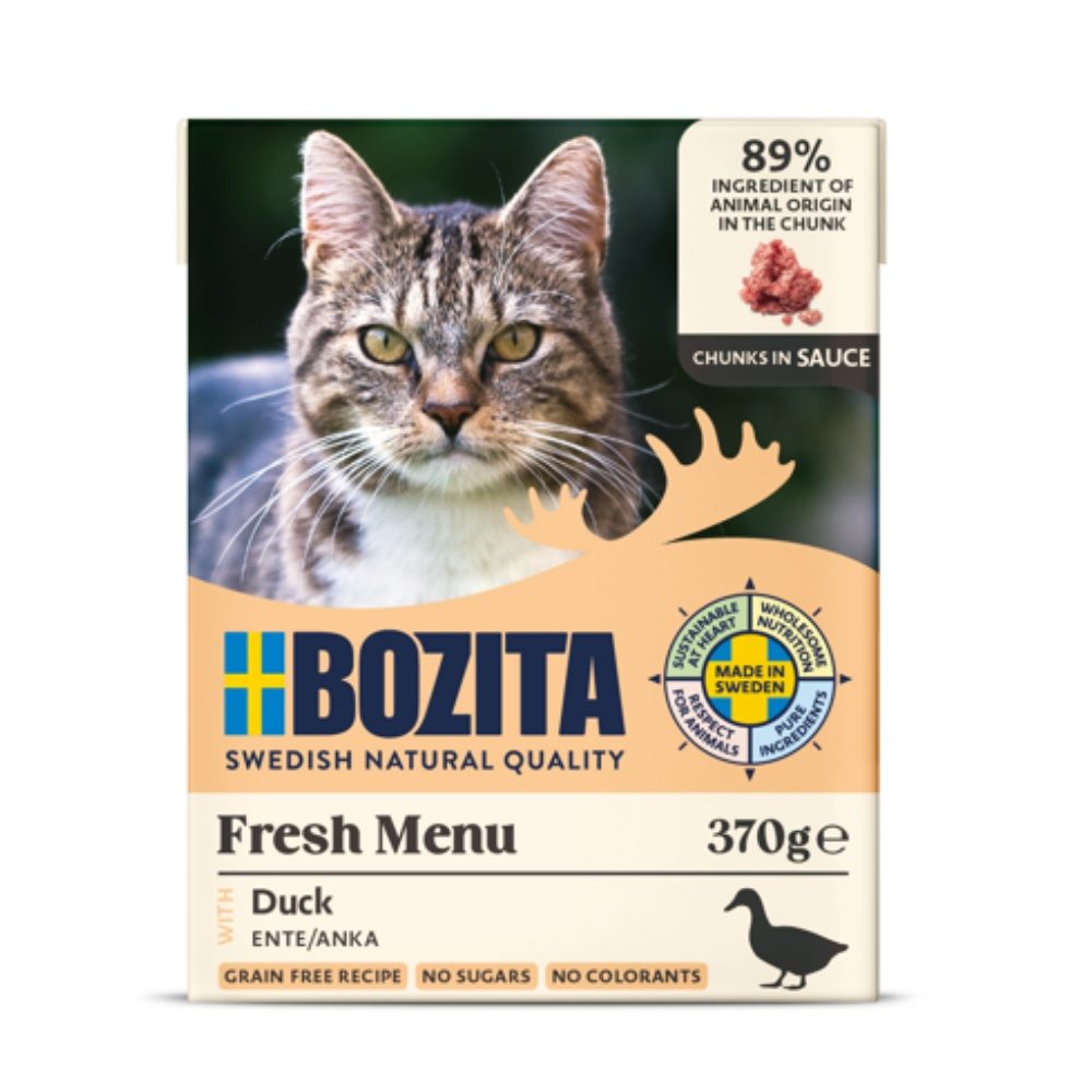 Bozita Cat kousky v omáčce s kachním, tetrapak 370 g