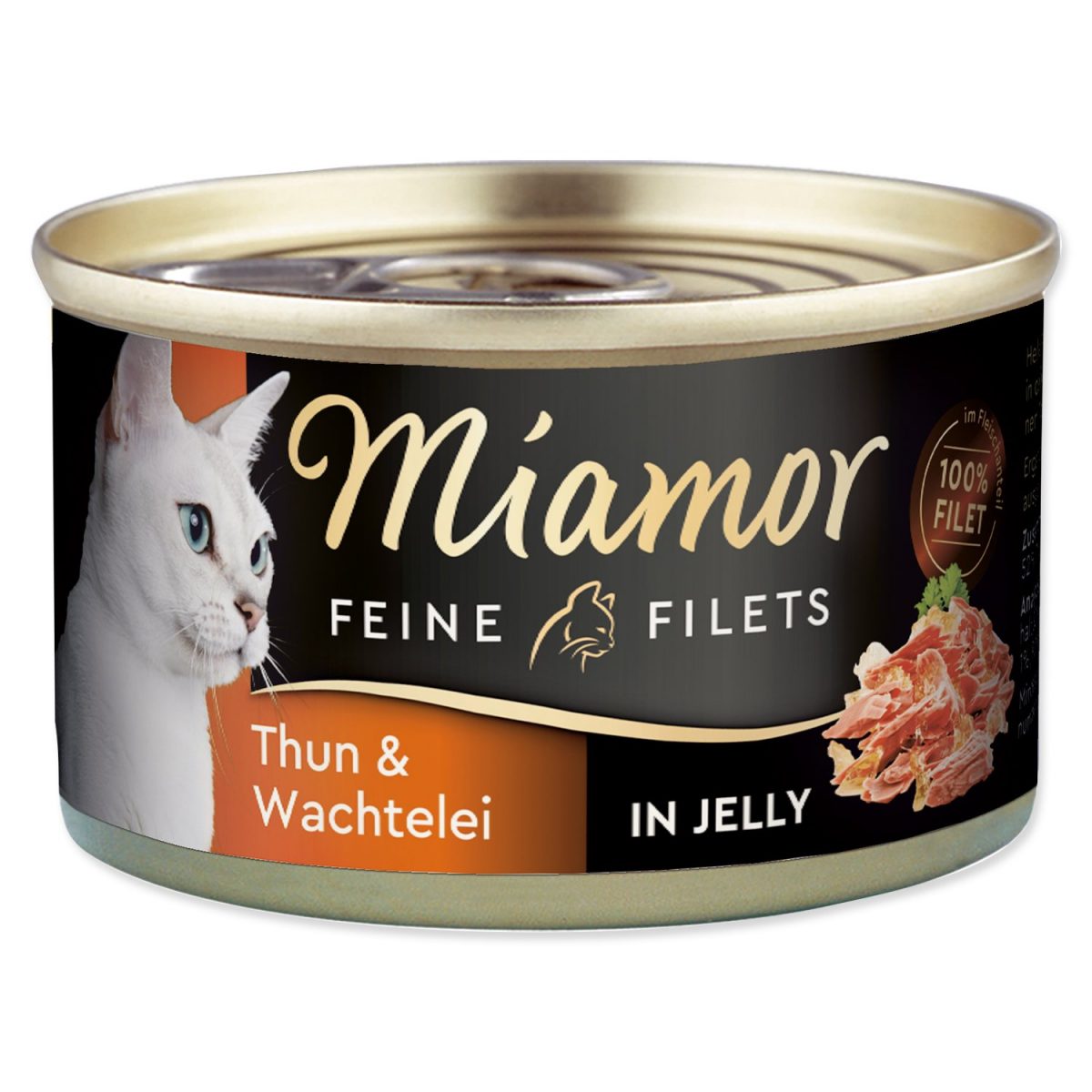Finnern Miamor Fine Finest tuňák+křepelčí vejce konzerva 100g