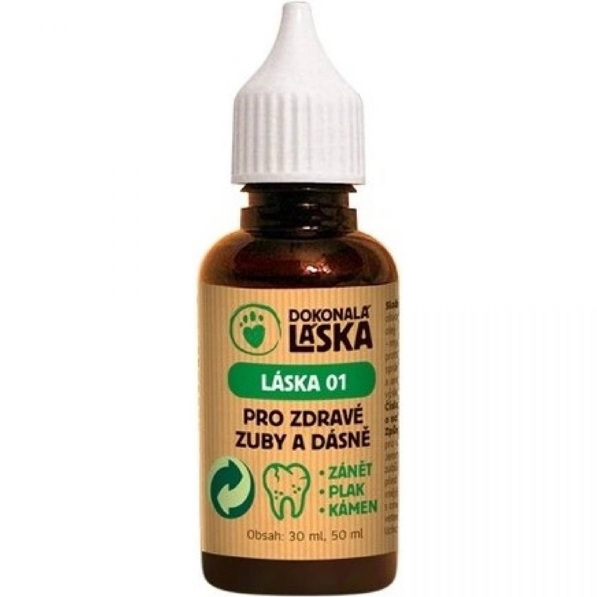 LÁSKA 01S Pro zdravé zuby a dásně psů 50ml