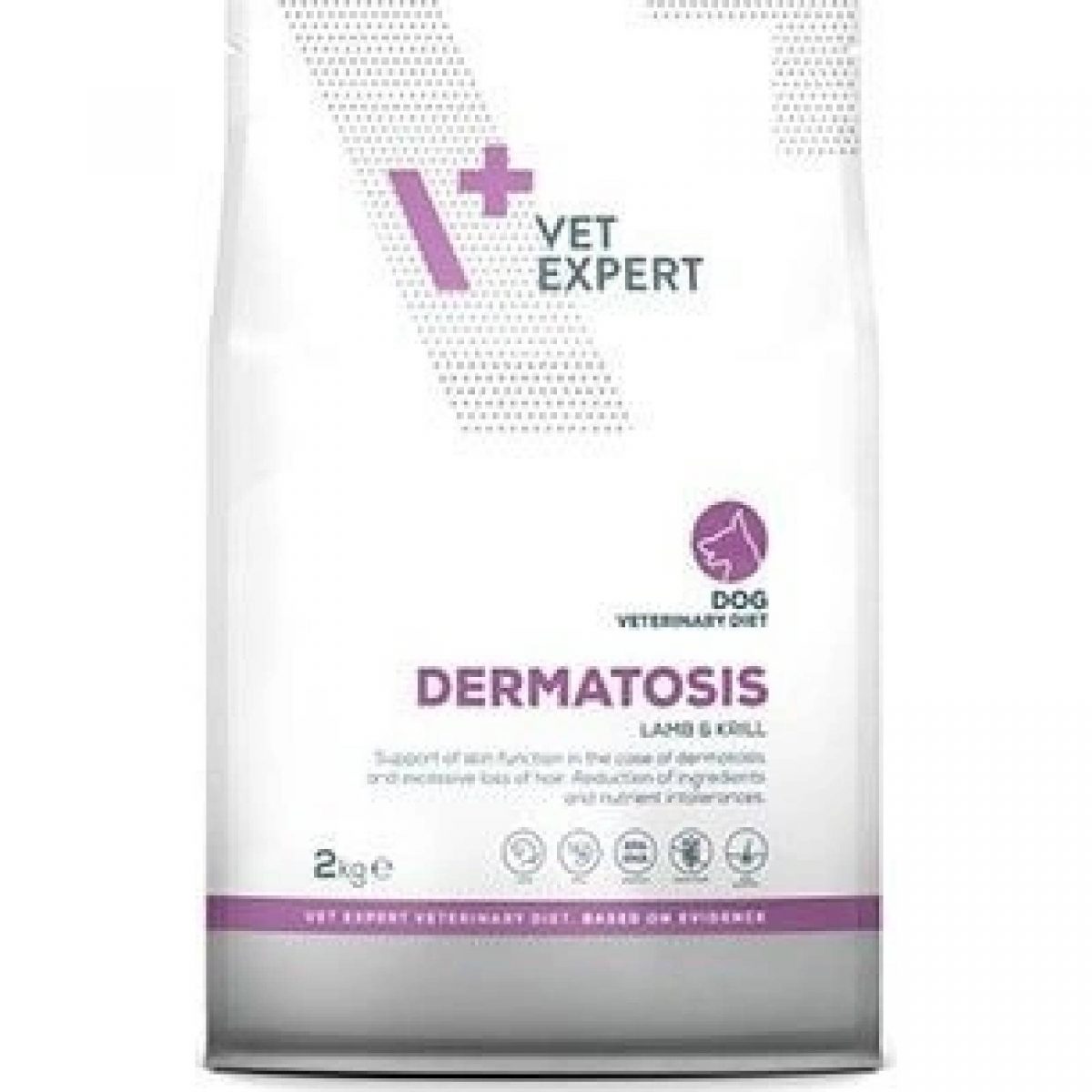 VetExpert VD Dermatosis dog Lamb & Krill 12kg