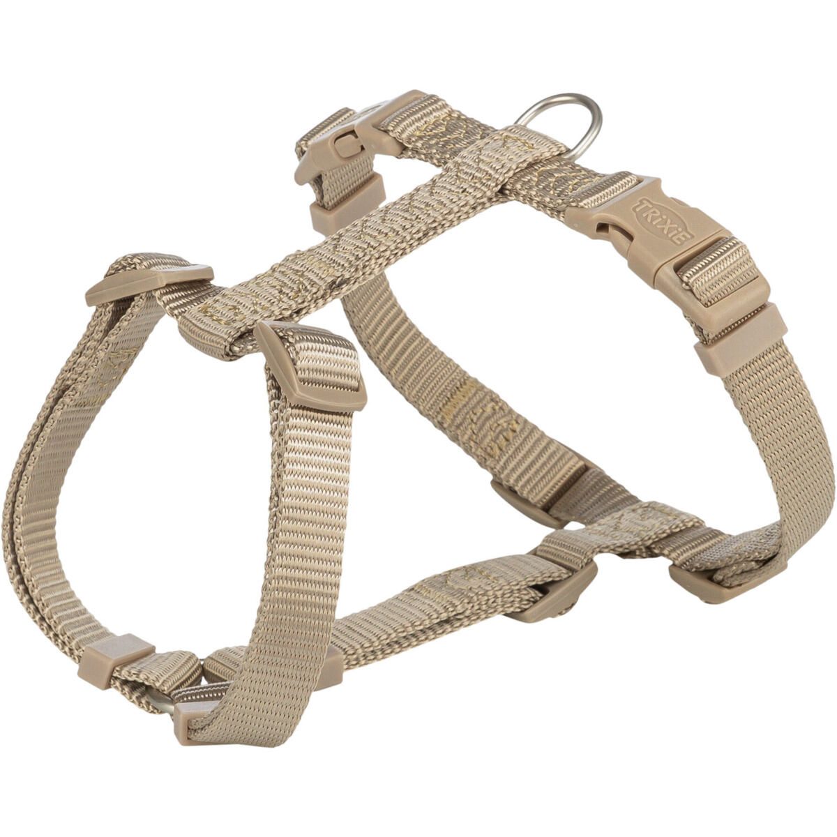 H-postroj PREMIUM, písková M-L:hruď:52-75cm/20mm