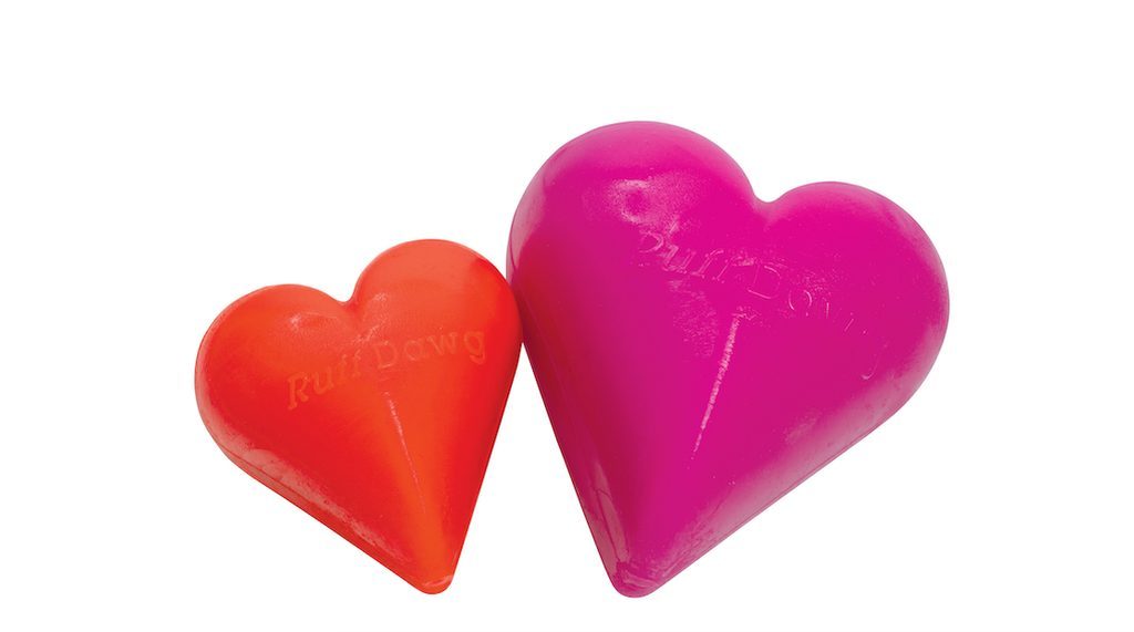 Ruff Dawg nezničitelná hračka pro psy srdce 7,6cm