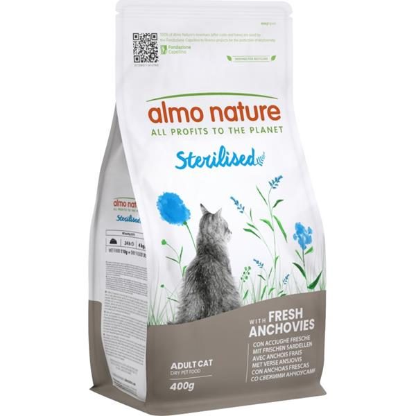Almo Nature Holistic cat Sterilised ančovičky 400g