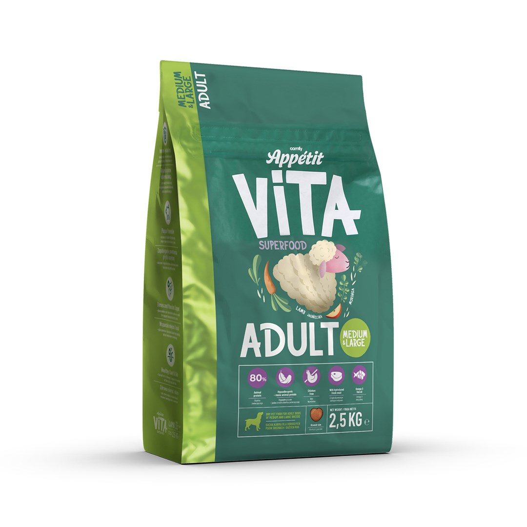 Comfy Appetit VITA M/L jehněčí 2,5kg
