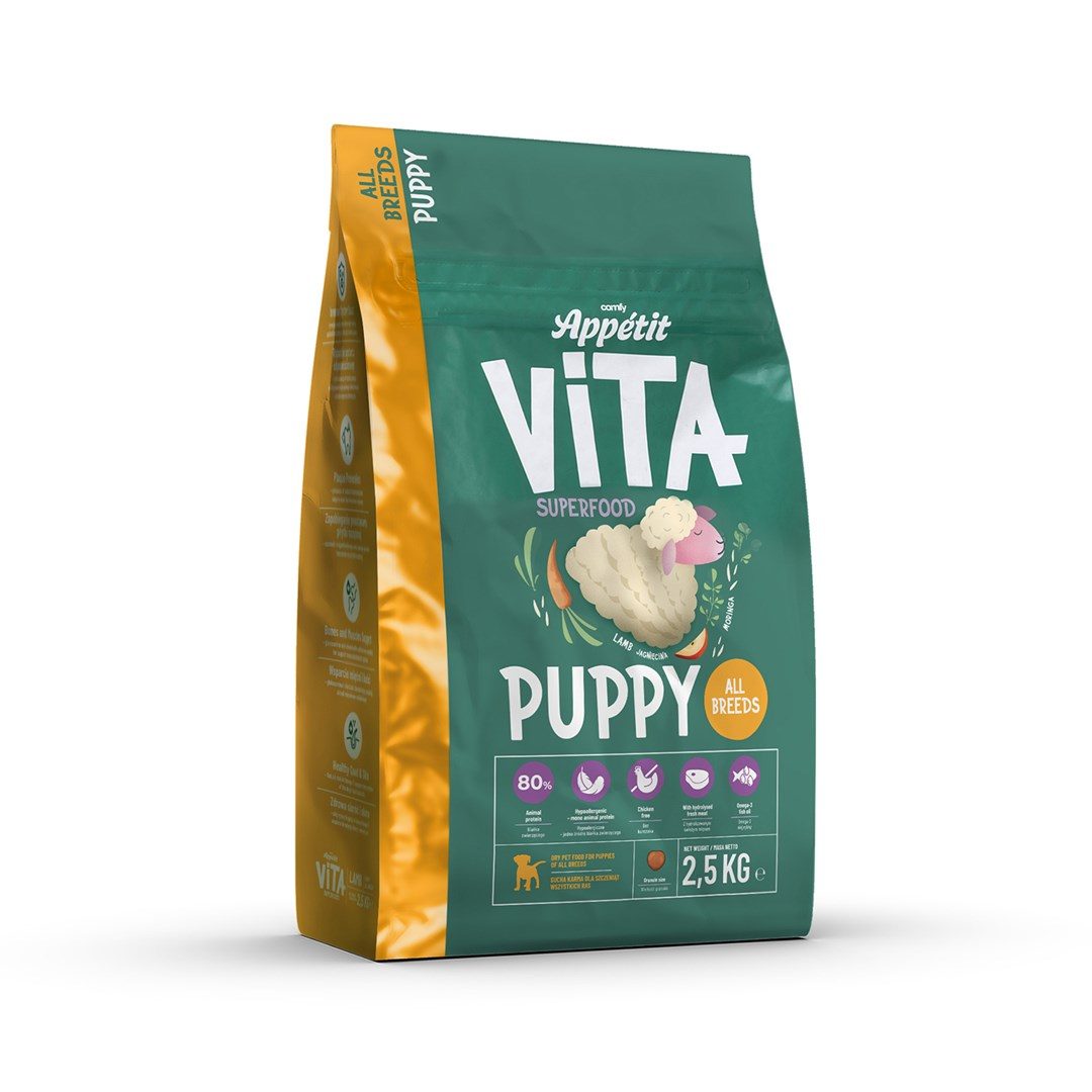 Comfy Appetit VITA Štěně jehněčí 2,5kg