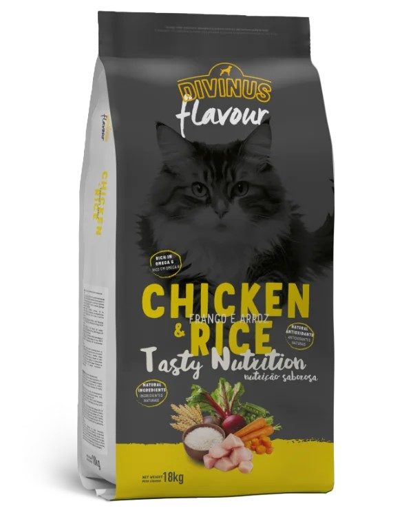 DIVINUS CAT Kuře & rýže  30/12   18kg