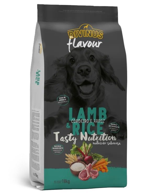 DIVINUS Dog Jehně & Rýže 18kg 24/12