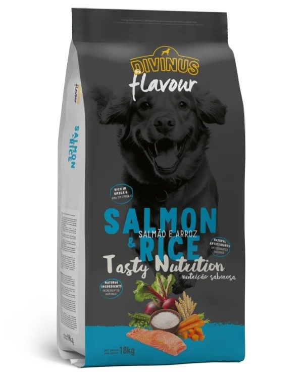 DIVINUS Dog Losos & Rýže 18kg 24/12