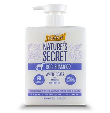 NATURES´S SECRET DOG SHAM WHITE COATS 500ML