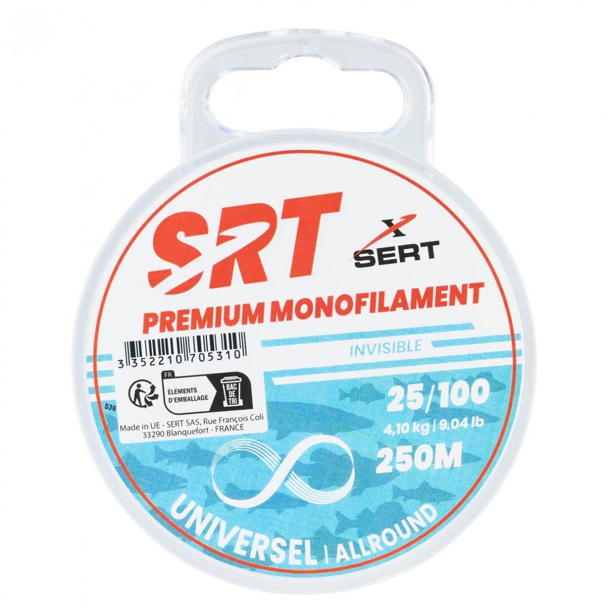 Sert vlasec SRT Universel 250m 0.30mm/5,8kg