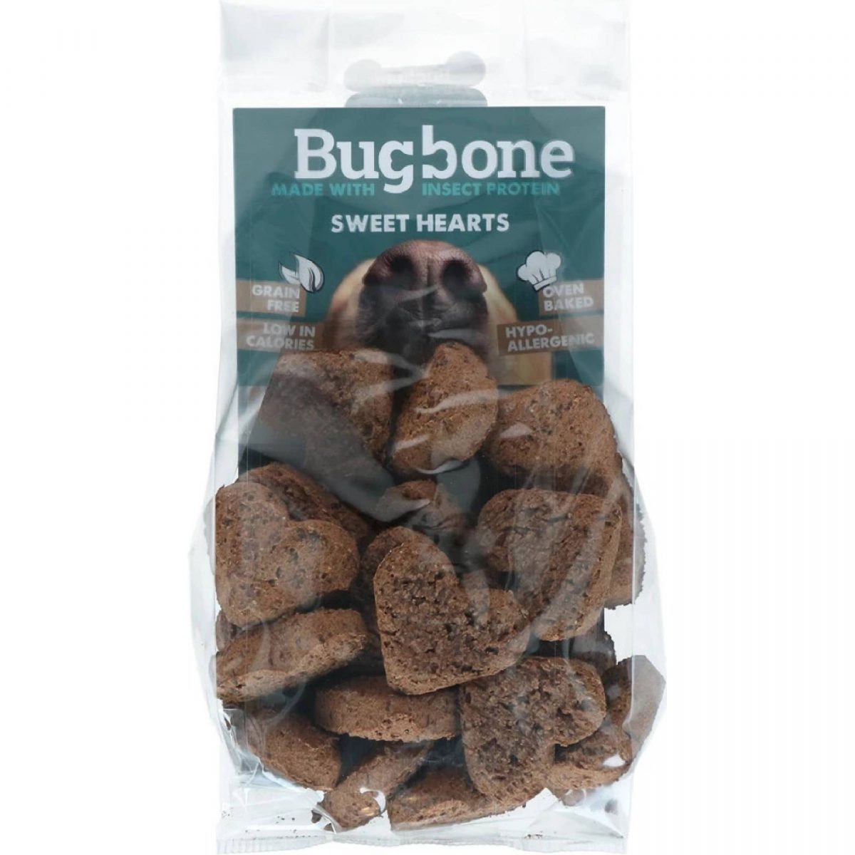 Pochoutka pes Bugbone Sweethearts s hmyzem 24x7,5g