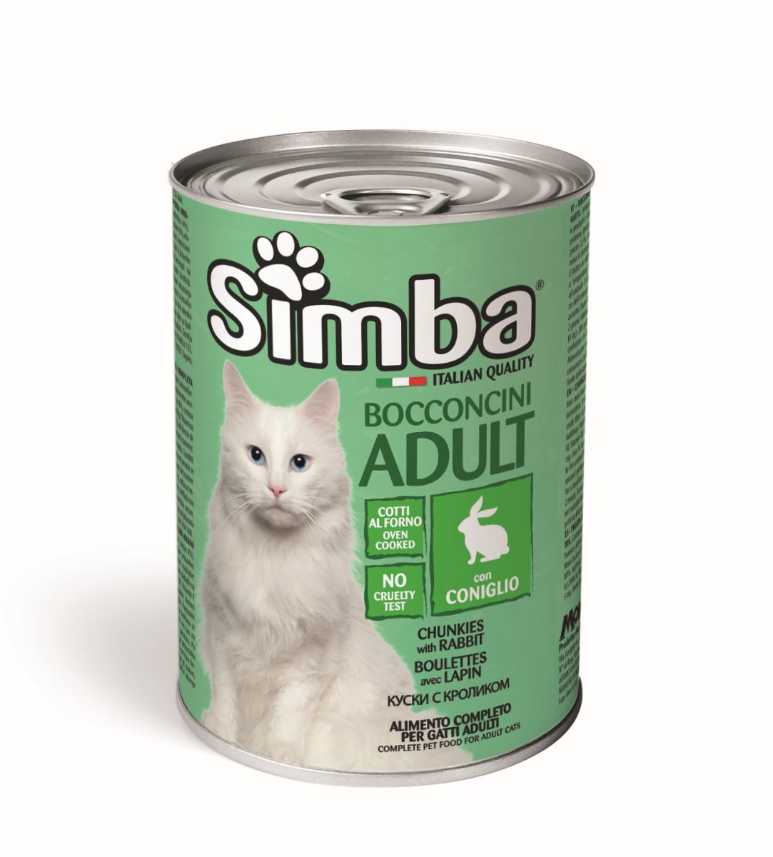 SIMBA Cat Králík kousky 415g