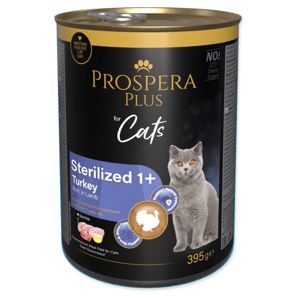 Prospera Plus Sterilized 1+ Krůtí paté, bohaté na jehněčí 395 g