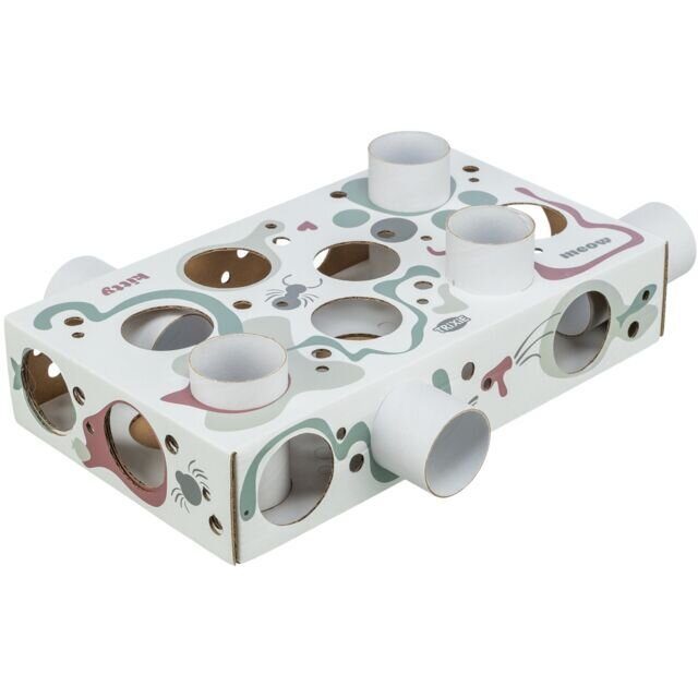 Cat Activity Paws´n´Treats Box - interaktivní hra pro kočky, 35 x 7 x 2 cm, karton