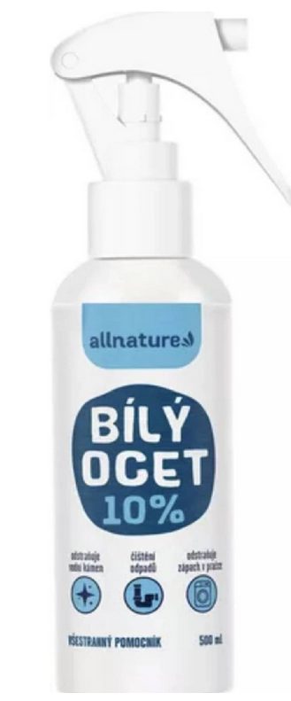 Allnature Bílý ocet sprej 10% 500ml