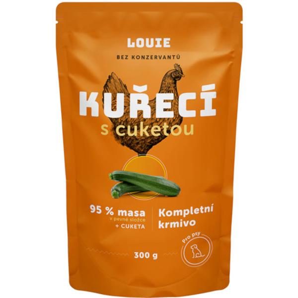 Louie Adult Kuřecí s cuketou 300 g