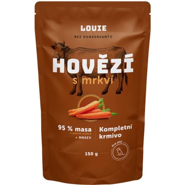 Louie Hovězí s mrkví 150 g