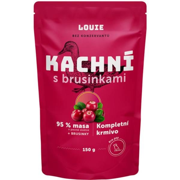 Louie Kachní s brusinkami 150 g