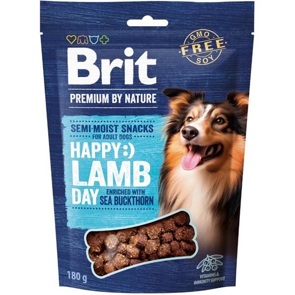 Brit Premium Dog Semi Snack Lamb&Sea Buckthorn 180g