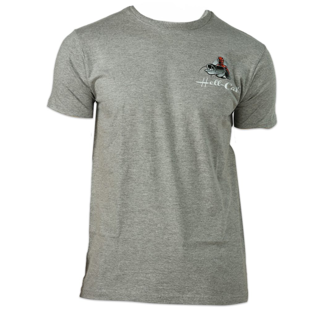 Tričko Hell-Cat Style šedé vel.XL