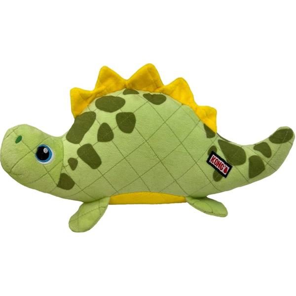 Hračka plyš KONG Dynos Roars Green M/L