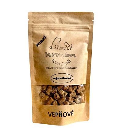 Mňamky pro parťáky Výcvikové Vepřové maxi balení 100 g