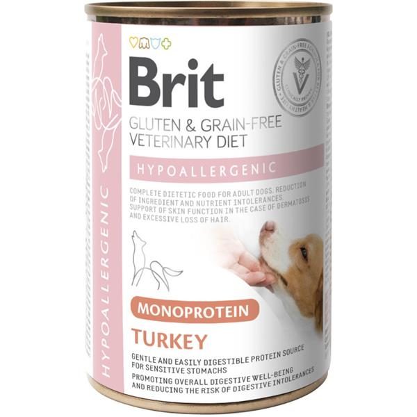 Brit VD Dog GF Mono Protein Hypoallergenic Turkey 400 g