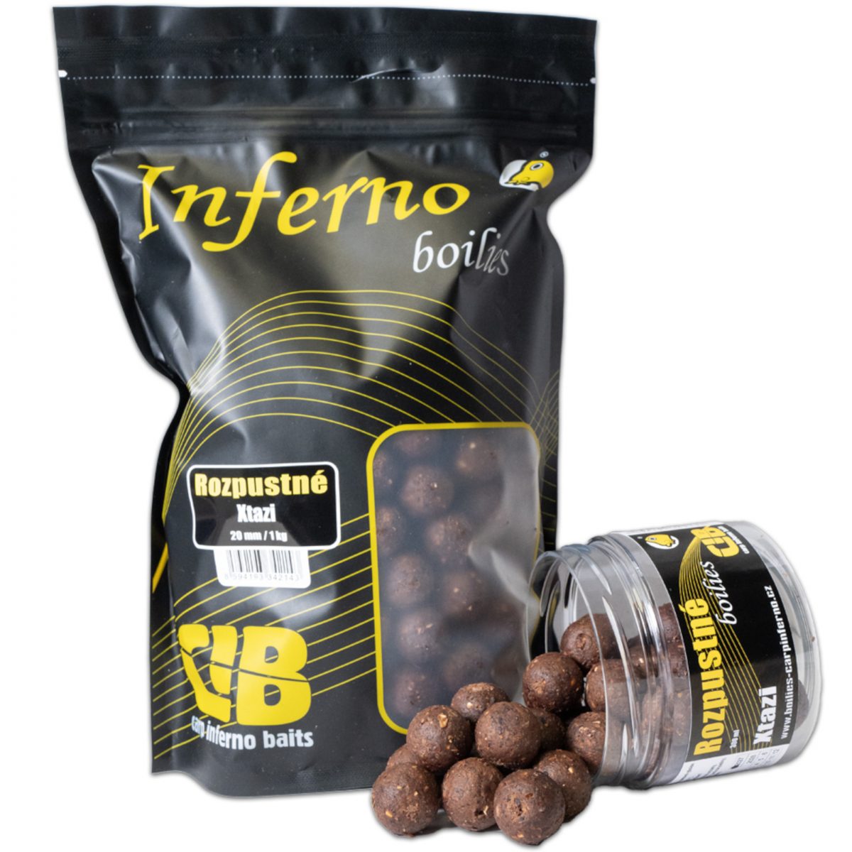 Carp Inferno Rozpustné Boilies Hot Line Xtazi 20 mm 1 kg