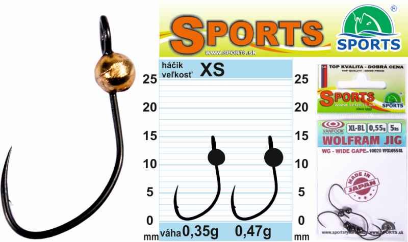 Vanfook Wolfram JIG WG 5ks XS-0,47g