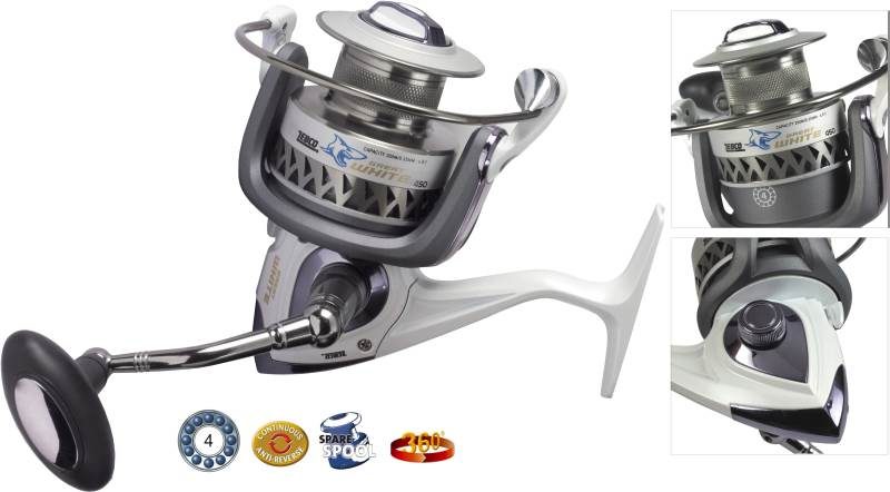 Rybářský naviják s přední brzdou - Great White 60