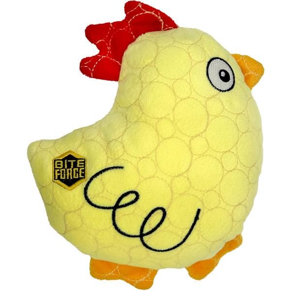 Hračka plyš Bite Force kevlar - kuře L
