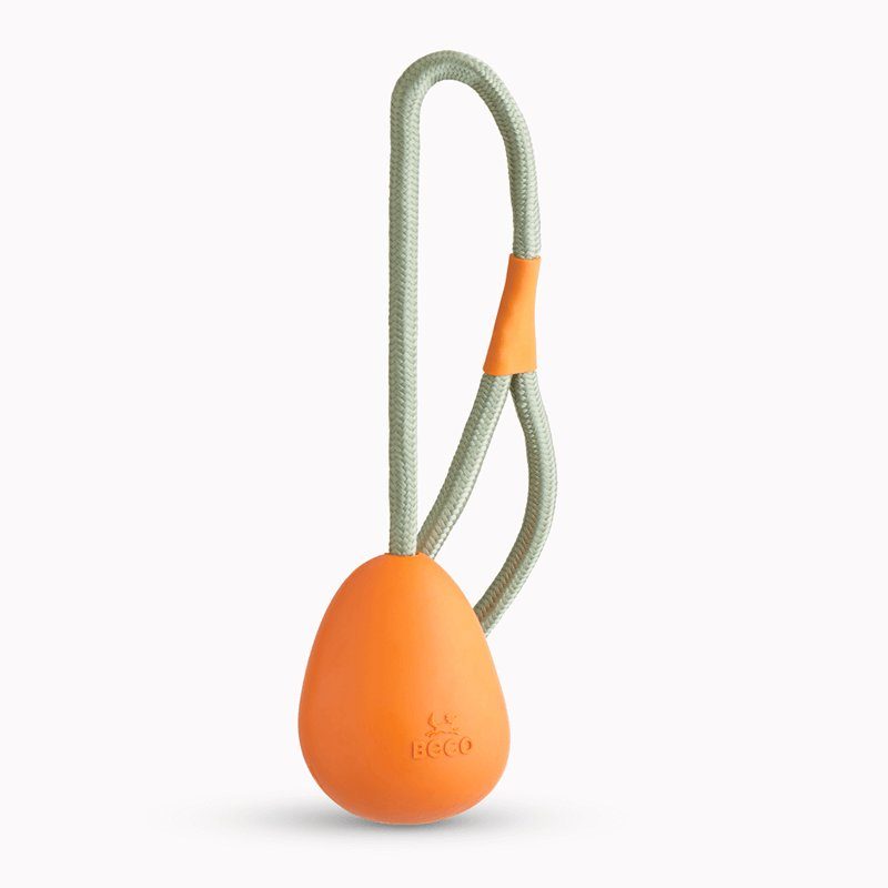 Beco Slinger Pebble Hračka pro psy oranžová 49cm