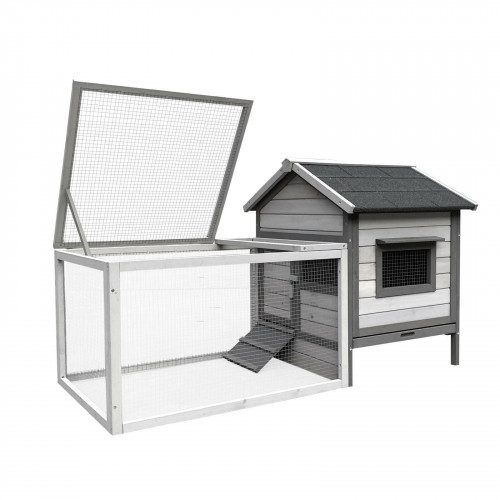 Dřevěná králíkárna JIČÍN, 1460x750x830 mm