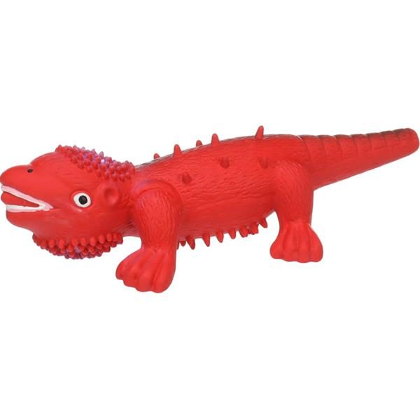 Hračka latex Kamo ještěrka 23cm červená Flamingo