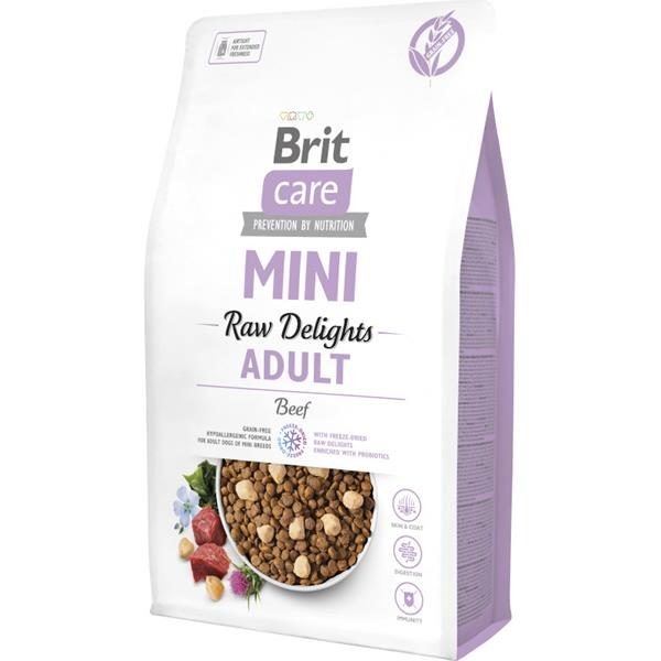 Brit Care Dog Mini FD Raw Delights Beef 2kg
