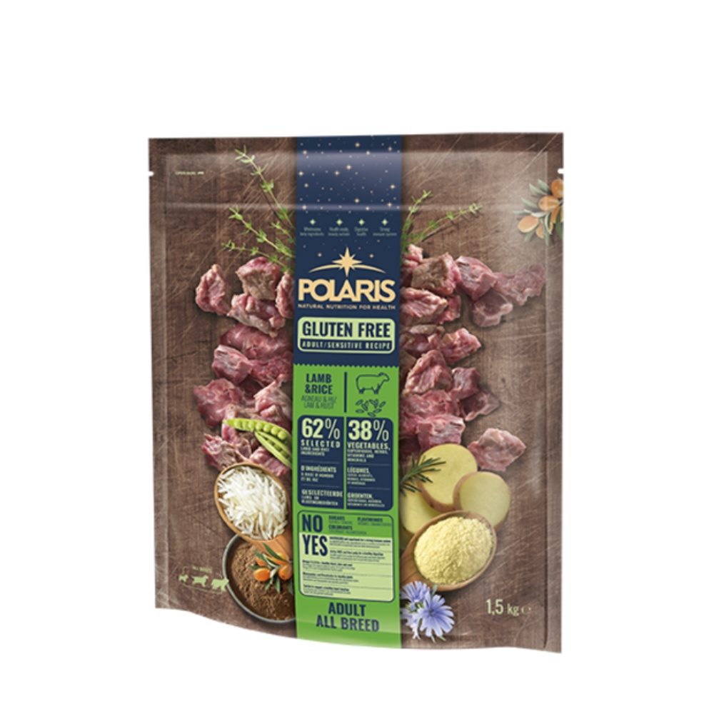 Polaris Dog Adult Sensitive jehněčí & rýže 1,5 kg