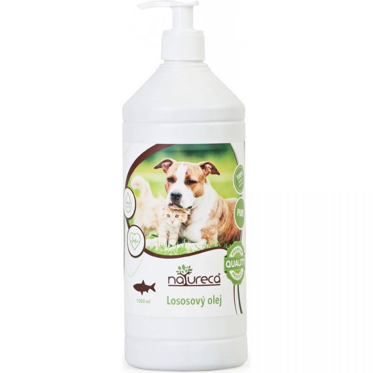 NATURECA Lososový olej 100% 1000ml