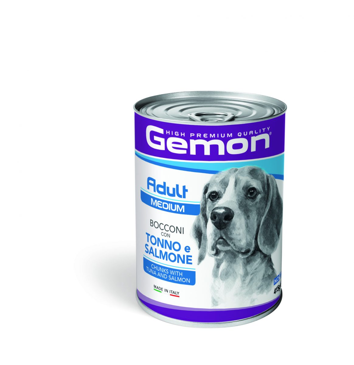 GEMON Dog HP Medium kousky tuňák, losos 415g