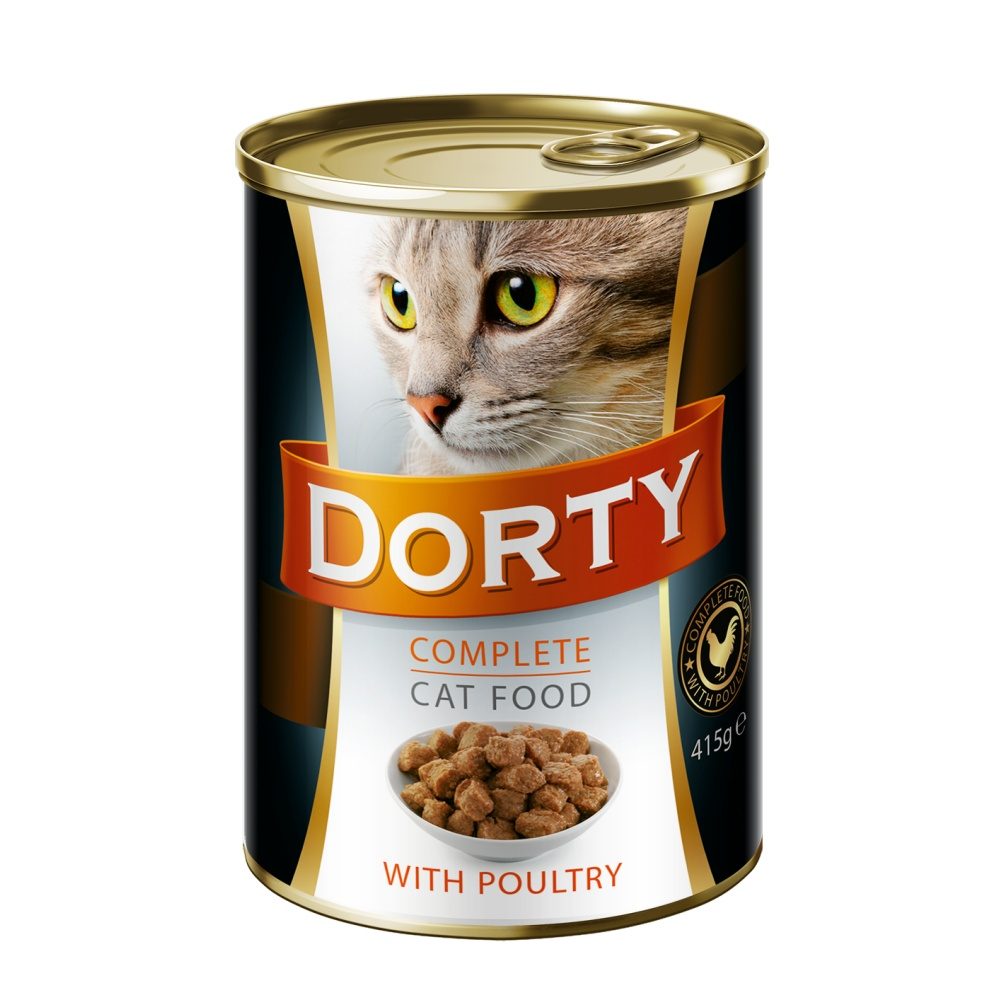 DORTY Cat Drůbeží, konzerva 415 g
