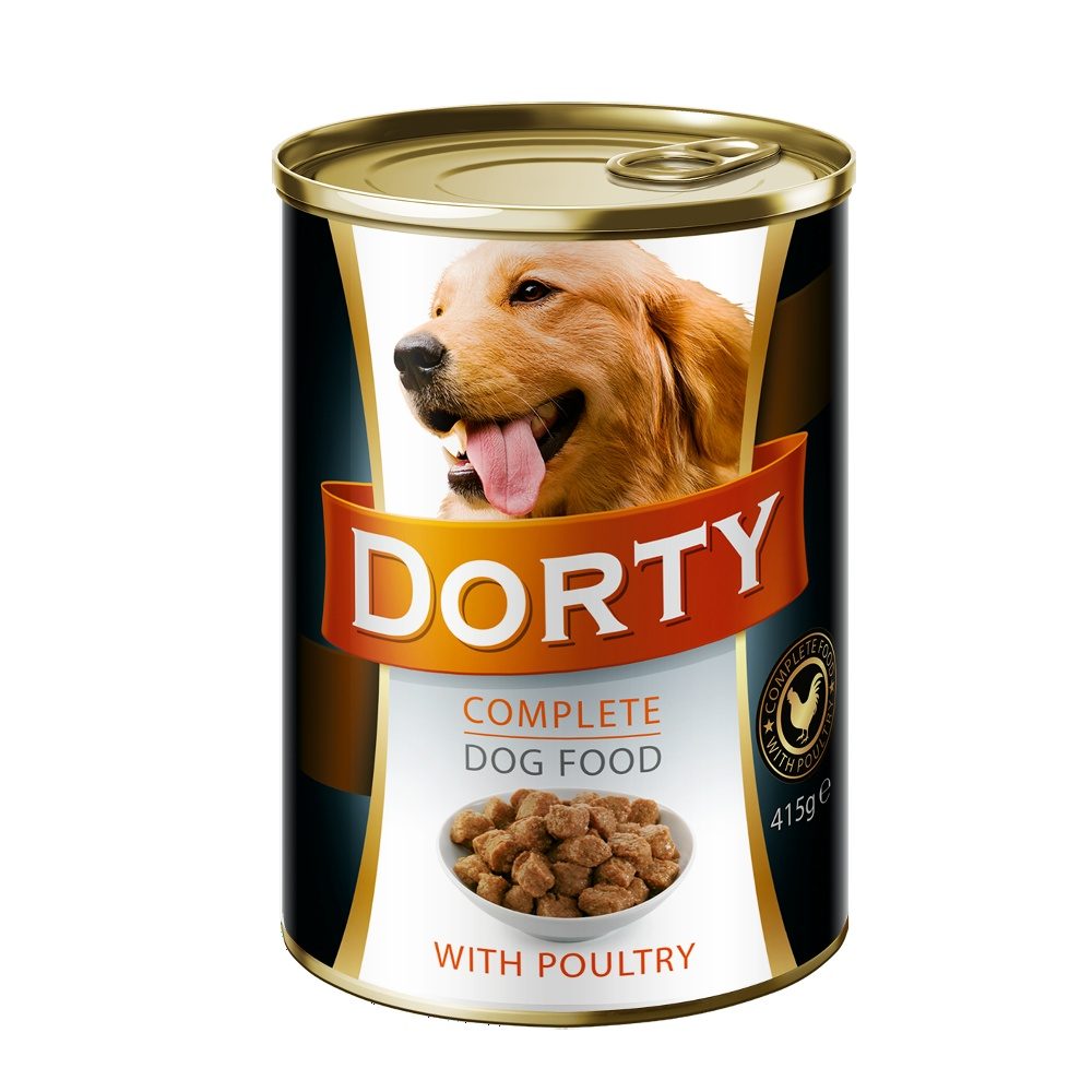DORTY Dog Drůbeží, konzerva 415 g
